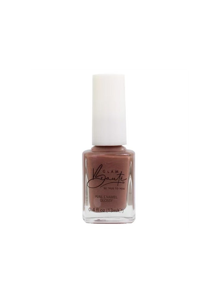 GLAMBeaute - Glambeaute Nail Enamel 58 – Deep Nude - Image 1