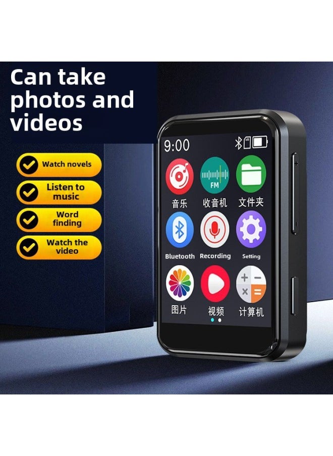 Generic - 2.4inch Product A50 Can Take Pictures Mp3 Touch Screen Mp4 Student E-book Mp5 Music Video Player-Body Color:Chinese Black [ 2.4inch IPS Color Screen + Photo + Camera + Music + E-book]-Memory Capacity:64GB - Image 1