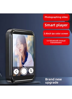 2.4inch Product A50 Can Take Pictures Mp3 Touch Screen Mp4 Student E-book Mp5 Music Video Player-Body Color:Chinese Black [ 2.4inch IPS Color Screen + Photo + Camera + Music + E-book]-Memory Capacity:64GB