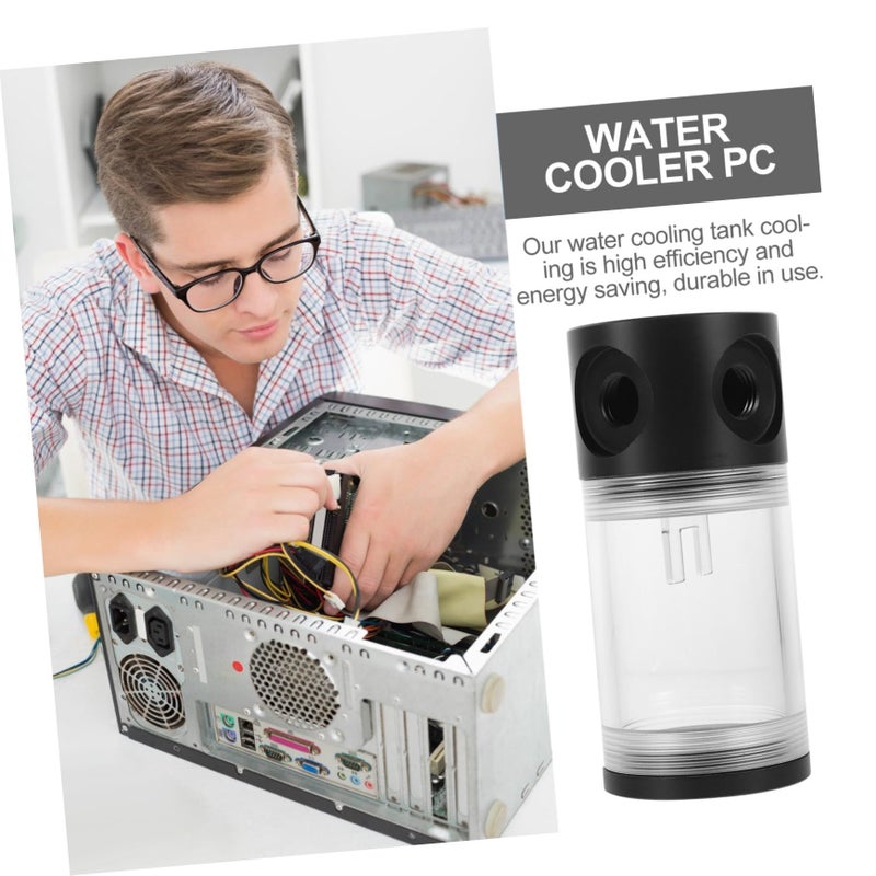 1 Set Transparent Water Cooling Tank With Sturdy Stopper For Custom Liquid Cooling Systems Easy Installation Modern Design - Image 4