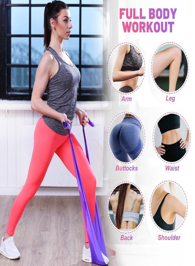 VIRTUAL WORLD Resistance Loop Bands | Exercise Bands for Legs & Butt | Stretching | Strength Training and Yoga Fitness (12 x 2 Inch) (Multicolor) - Image 5
