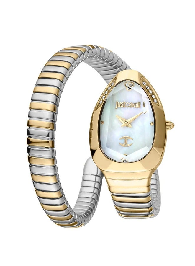 JC Just Cavalli Ladies Serpente Metallica Watch (JC1L208M0065) - Image 1