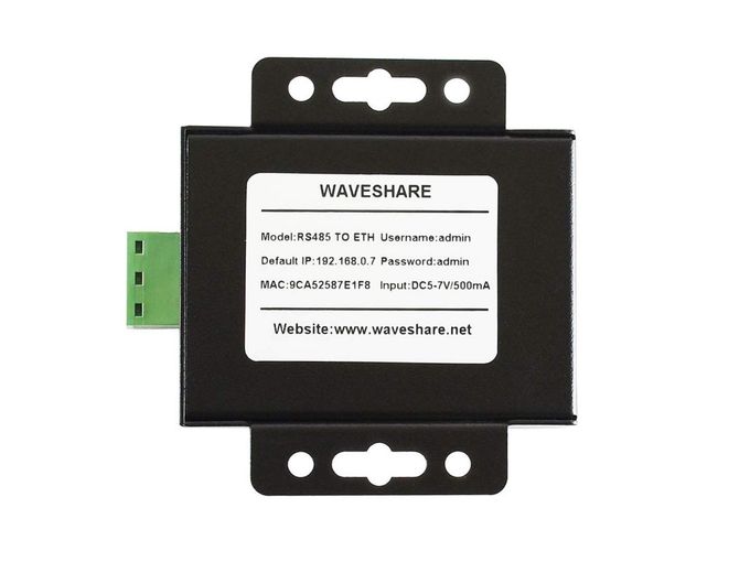 Waveshare Rs485 To Ethernet Converter With High-Speed Low-Power High-Stability Up-Gradable Easy To Communicate Between Rs485 And Rj45 Port Ethernet - Image 5