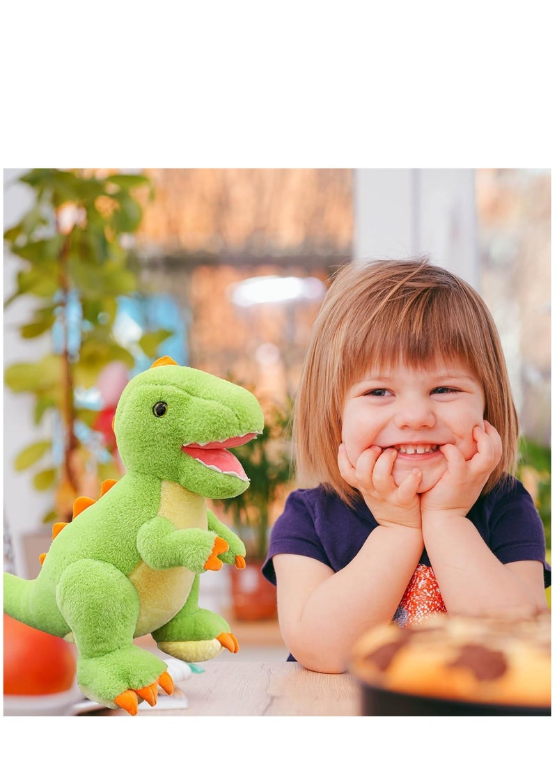 Excefore Cute Dinosaur Stuffed Animals Plush Toys,9.84 Inch Tyrannosaurus Plushies,Great Birthday Gifts for 3 4 5 6 7 8 Year Old Boys Girls (Dinosaur)  - Image 2