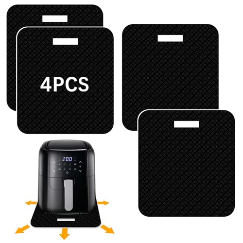 Anpuimult 4 PCS Heat Resistant Mat with Sliding Function for Air Fryer Mat,12 * 14in Countertop Protector Mat Coffee Maker Mat and Oven,Suitable for most kitchen Electric appliance - Image 1