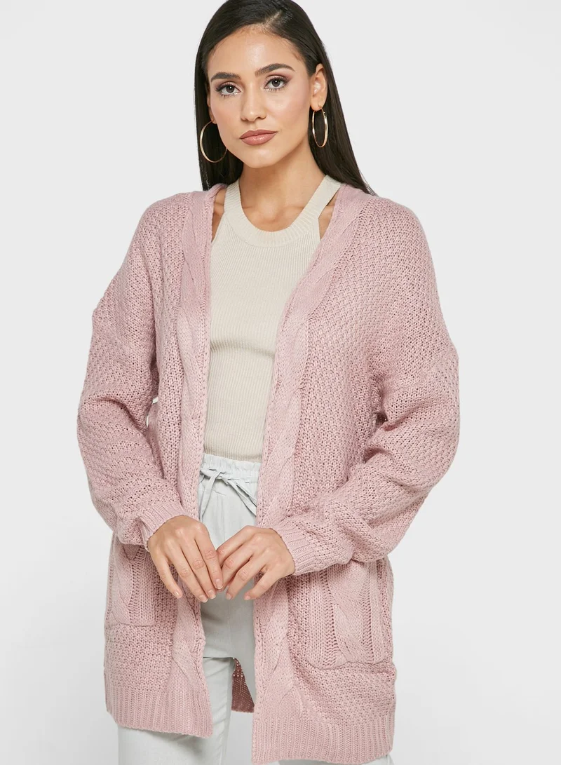 ELLA Open Front Cardigan