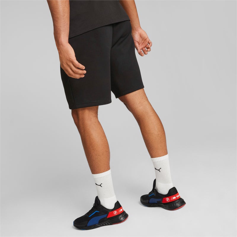 PUMA BMW M Motorsport Mens Black Sweat Shorts - Image 2