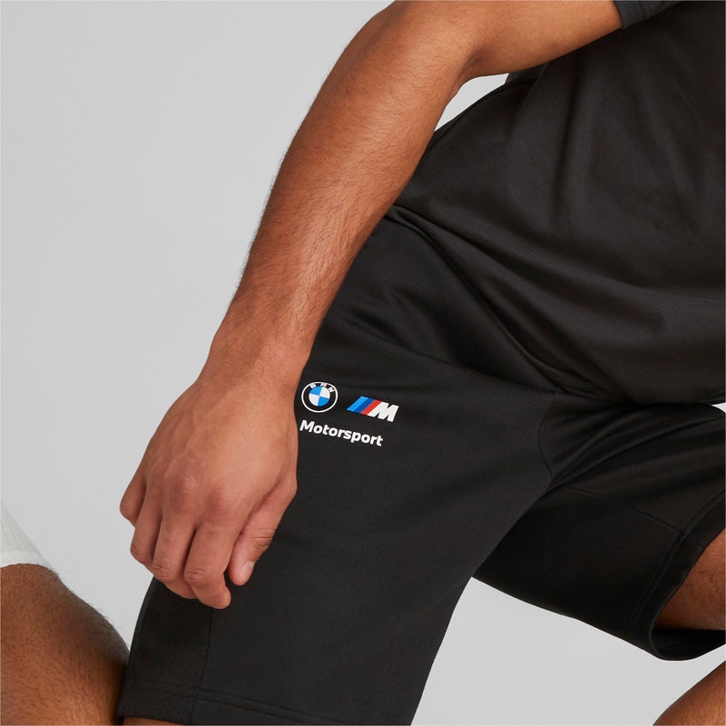 PUMA BMW M Motorsport Mens Black Sweat Shorts - Image 3