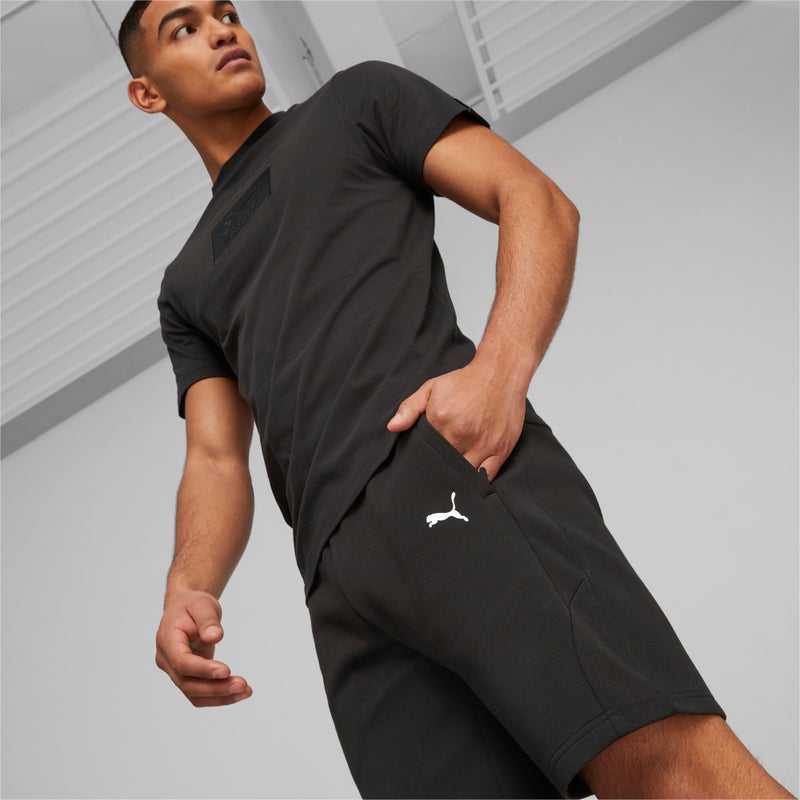 PUMA BMW M Motorsport Mens Black Sweat Shorts - Image 4