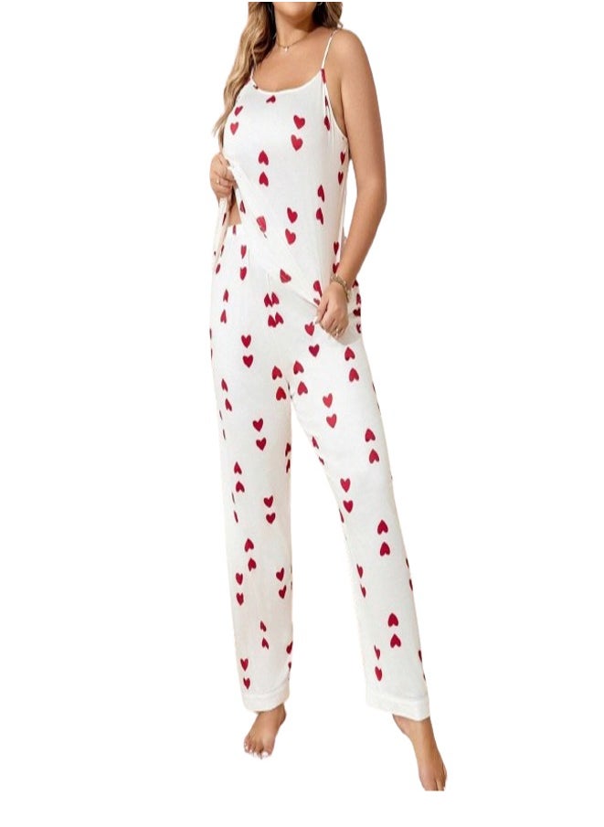 Generic - Suspender pajamas Big Size - white - Image 1