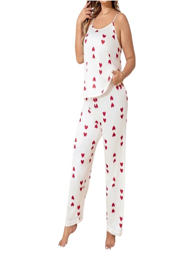 Generic - Suspender pajamas Big Size - white - Image 1