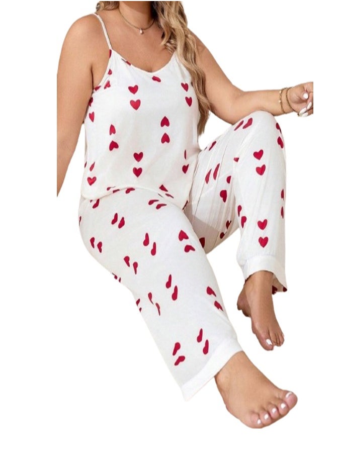 Generic - Suspender pajamas Big Size - white - Image 1