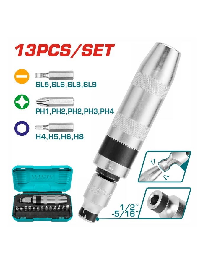 TOTAL 13-piece impact screwdriver - THIDS1301 - Total