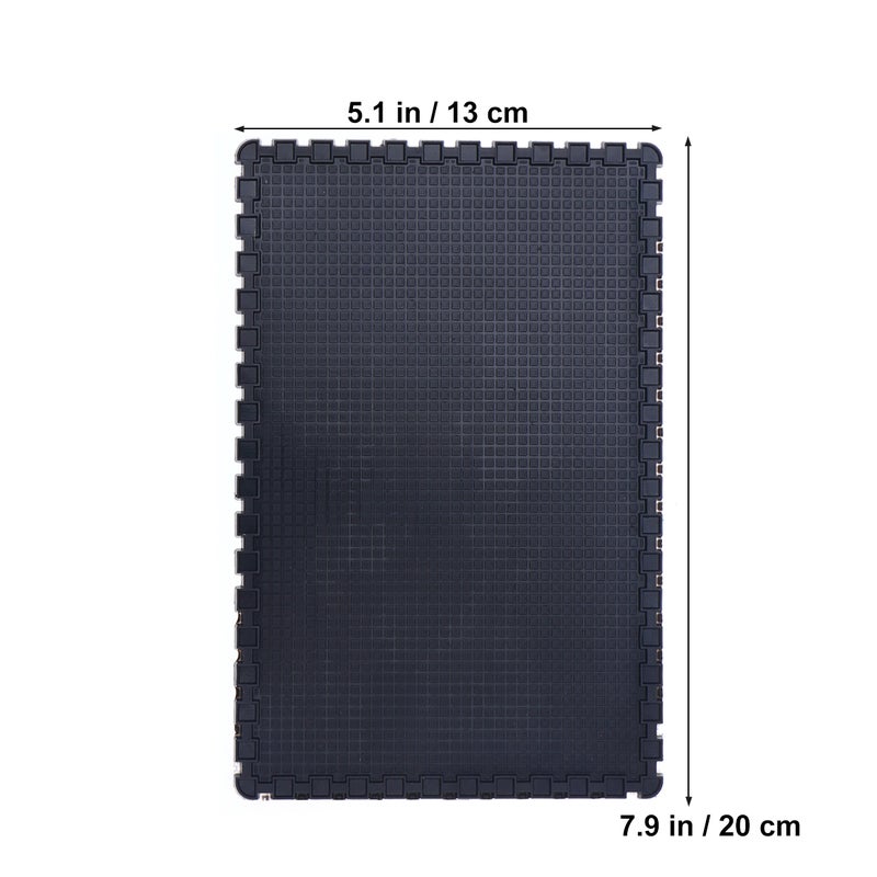 2pcs Anti- Mat Sticky Car Dashboard Pad Non Phone Holder Mat (Grid) - Image 3