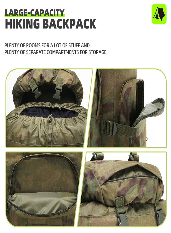 King'sGuard 100L Camping Hiking Backpack Molle Rucksack Military Camping Backpacking Daypack - Image 3