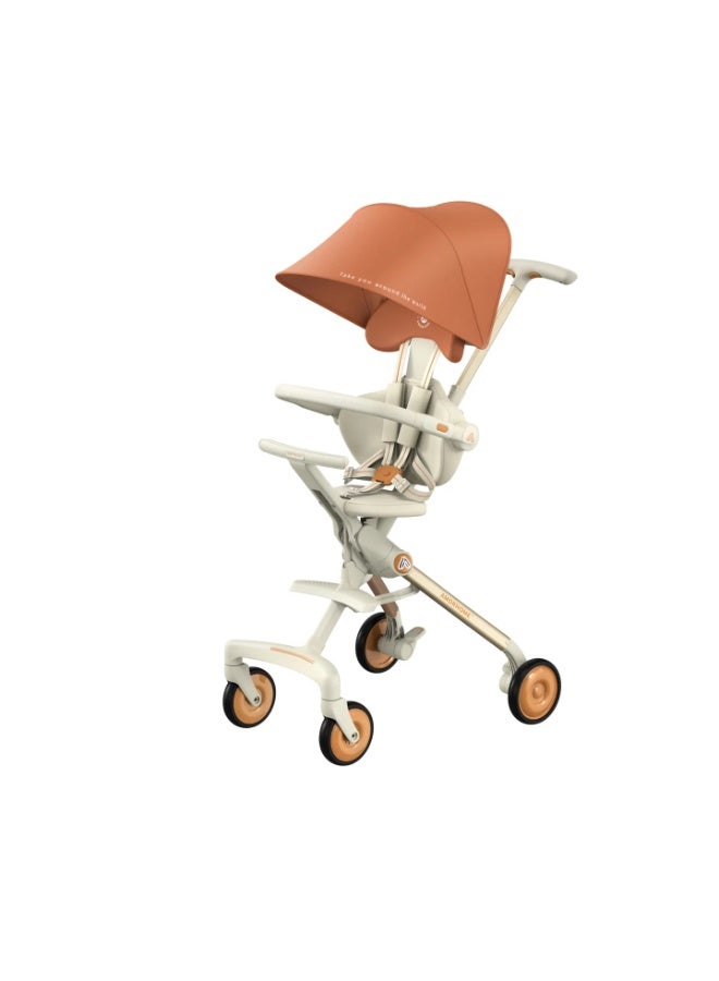 AMORHOME - Max Stroller Compact, Foldable & Lightweight - Orange - Image 1