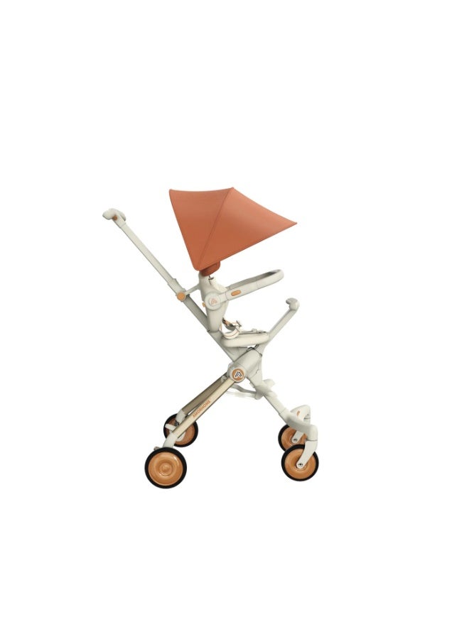 AMORHOME - Max Stroller Compact, Foldable & Lightweight - Orange - Image 2
