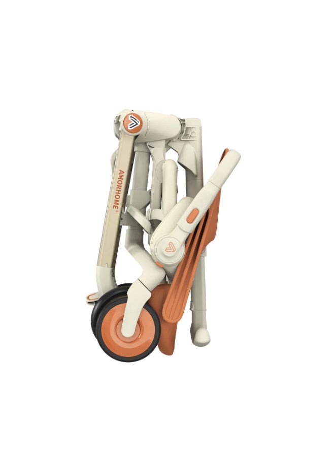 AMORHOME - Max Stroller Compact, Foldable & Lightweight - Orange - Image 5