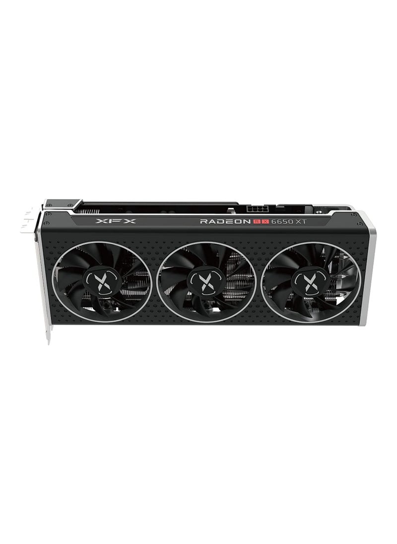 XFX - XFX SPEEDSTER MERC308 RADEON RX 6650XT BLACK Gaming Graphics Card with 8GB GDDR6 HDMI 3xDP, AMD RDNA™ 2 - Image 1