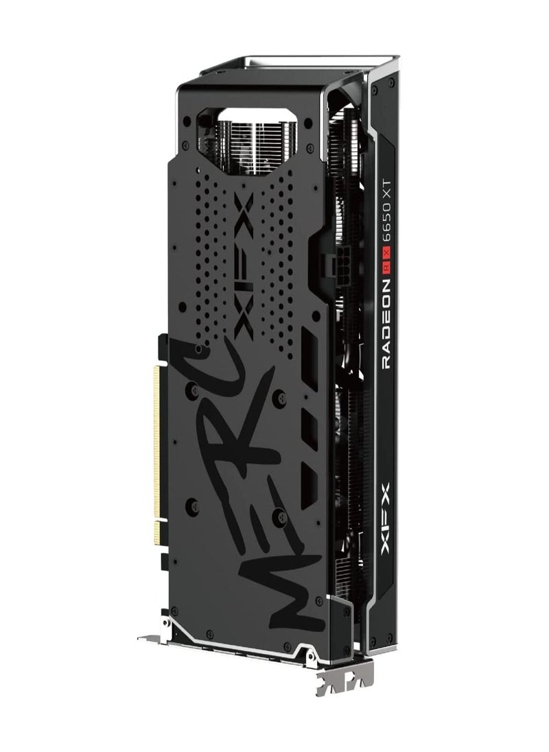 XFX - XFX SPEEDSTER MERC308 RADEON RX 6650XT BLACK Gaming Graphics Card with 8GB GDDR6 HDMI 3xDP, AMD RDNA™ 2 - Image 1
