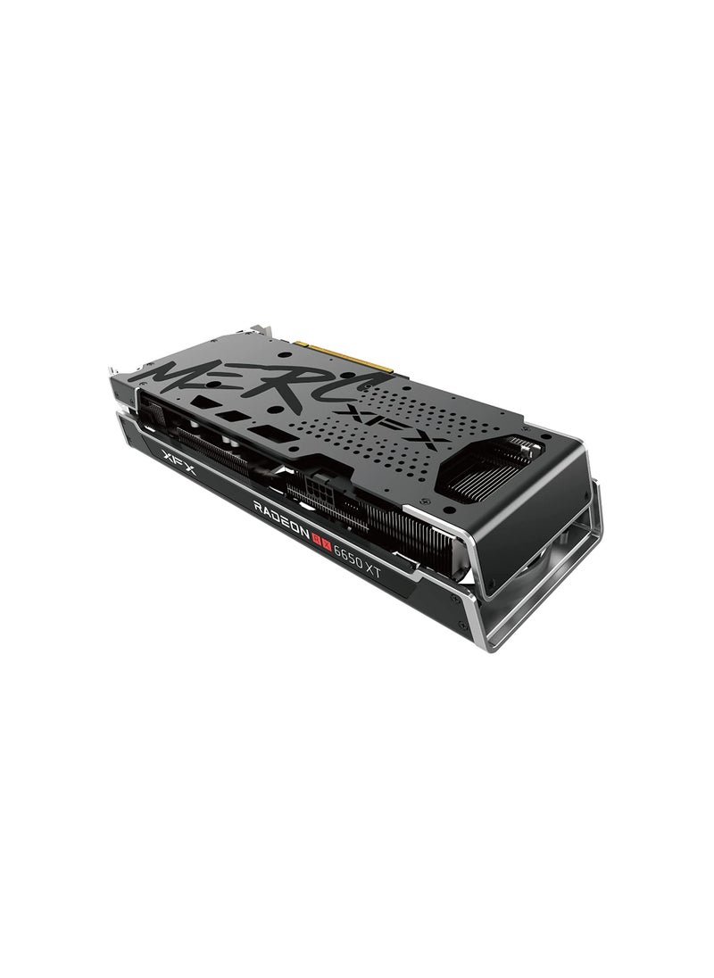 XFX - XFX SPEEDSTER MERC308 RADEON RX 6650XT BLACK Gaming Graphics Card with 8GB GDDR6 HDMI 3xDP, AMD RDNA™ 2 - Image 1