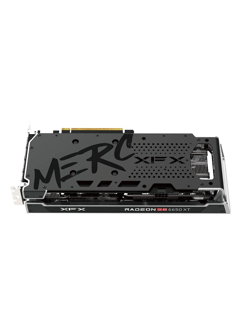 XFX - XFX SPEEDSTER MERC308 RADEON RX 6650XT BLACK Gaming Graphics Card with 8GB GDDR6 HDMI 3xDP, AMD RDNA™ 2 - Image 1