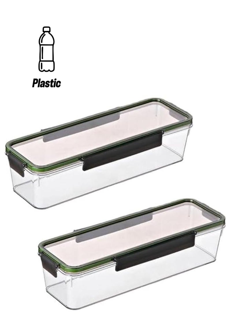 Pasta Storage Container, Pasta Storage Container, Transparent, Noodle Storage Box, Pasta Case, Rectangular Spaghetti Long Noodle Storage Bin, Airtight, Moisture-Proof, Cinch Storage, Airtight