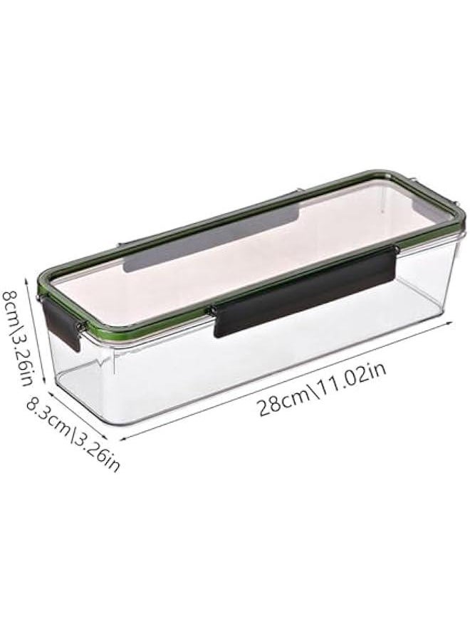 Pasta Storage Container, Pasta Storage Container, Transparent, Noodle Storage Box, Pasta Case, Rectangular Spaghetti Long Noodle Storage Bin, Airtight, Moisture-Proof, Cinch Storage, Airtight