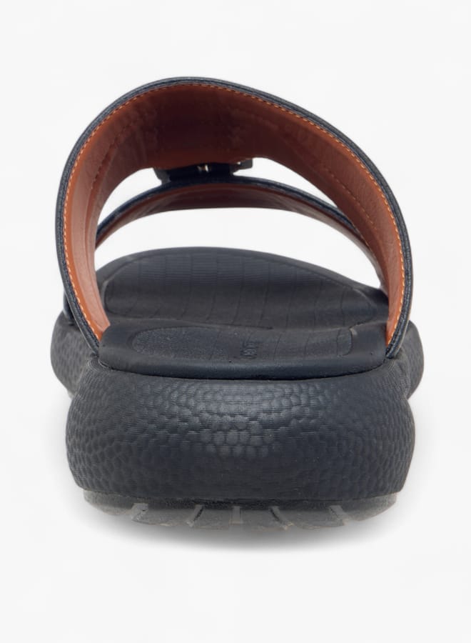 Le Confort Men Buckle Accent Slip-On Arabic Sandals  - Image 4