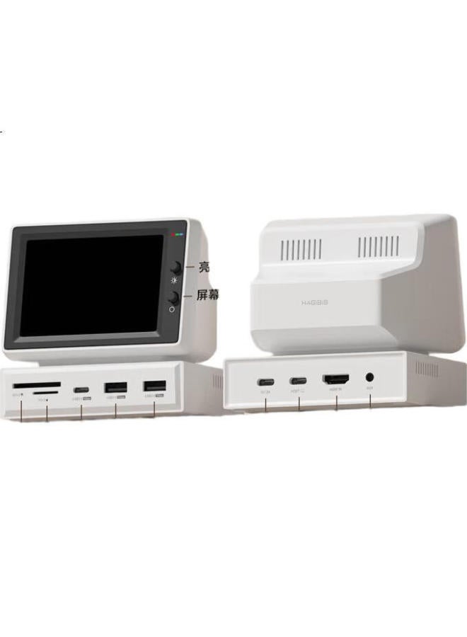 Hagibis Laptop Docking Station With Secondary Screen Usb-C Notebook Macbook Display Converter Aida64 Host Cpu Temperature Monitor - Image 2