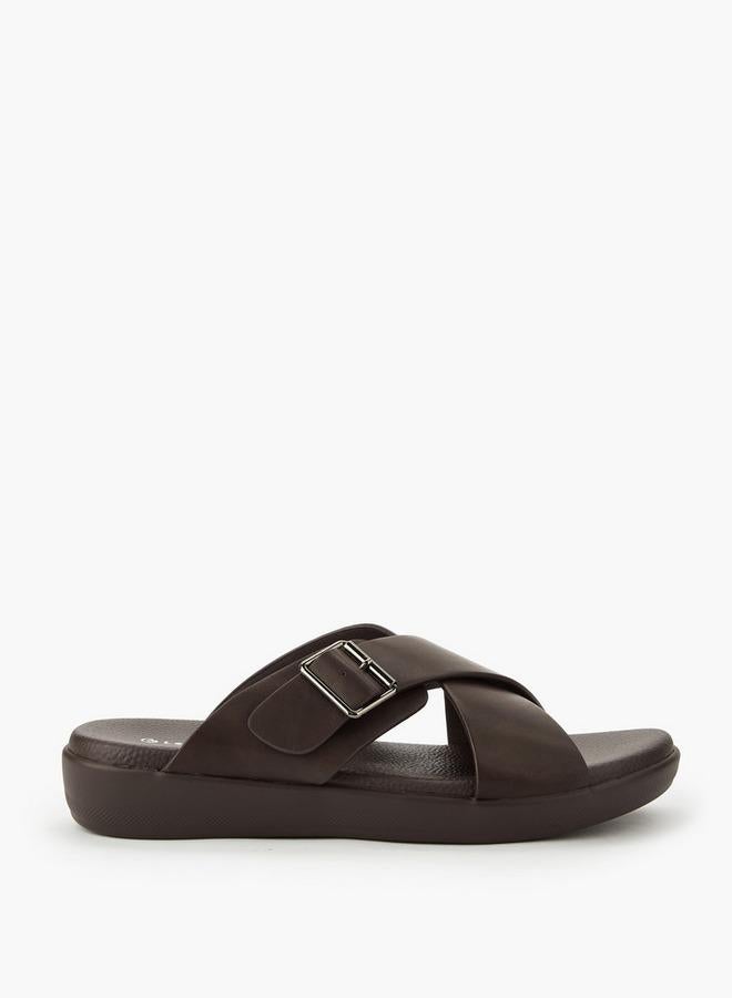 Le Confort Men Cross Strap Sandals - Image 2