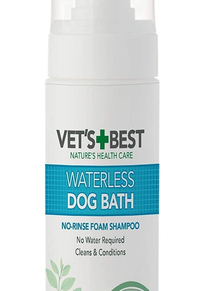 Vet's Best Waterless Dog Bath - No-Rinse Foam Shampoo with Aloe Vera, 150ml - Image 1