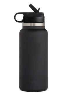 Hydro Flask Wide Mouth Straw Lid - Stainless Steel Reusable Water Bottle - Vacuum Insulated, Dishwasher Safe, BPA-Free, Non-Toxic