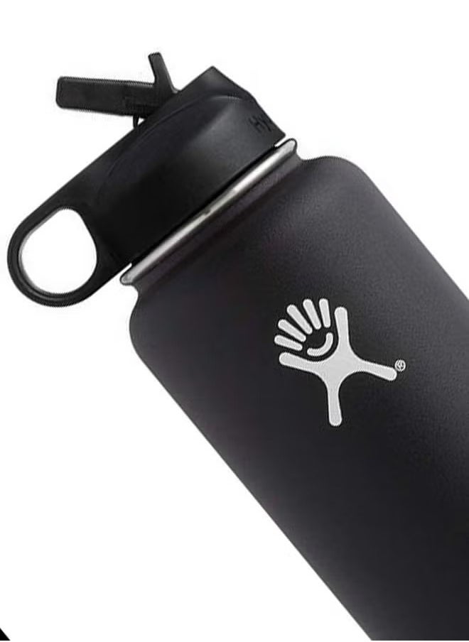 Hydro Flask - Hydro Flask Wide Mouth Straw Lid - Stainless Steel Reusable Water Bottle - Vacuum Insulated, Dishwasher Safe, BPA-Free, Non-Toxic - Image 1