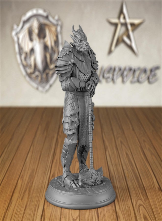 AUSPDICE Epic Encounters Dragonborn Warriors DND Miniatures-Tabletop RPG, D&D, War Gaming Plastic Figurine Dungeons and Dragons Inspired - Image 2