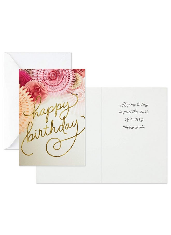 Hallmark Hallmark Birthday Cards Assortment, Balloons, Cake, Flowers (12 Cards with Envelopes)  - Image 4