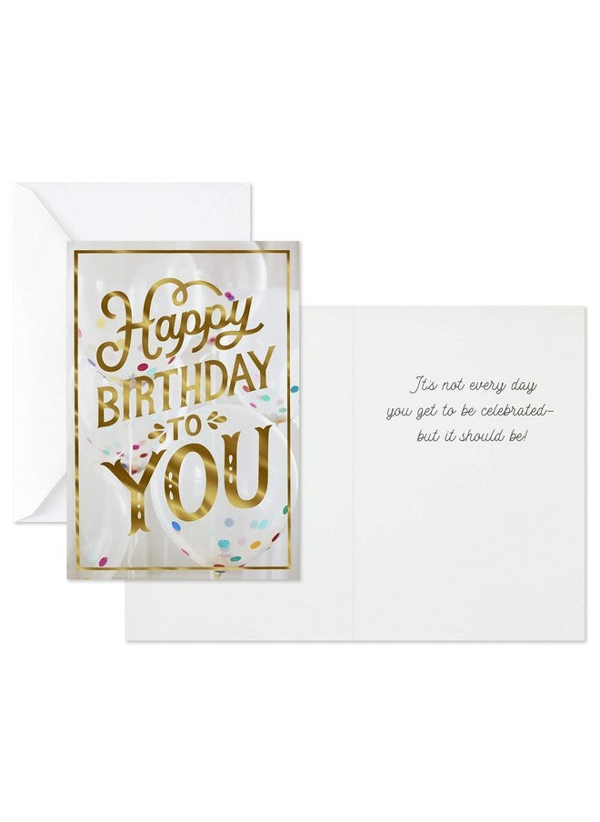 Hallmark Hallmark Birthday Cards Assortment, Balloons, Cake, Flowers (12 Cards with Envelopes)  - Image 5