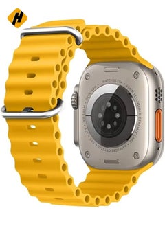 HuHa Sport New Silicone Band Compatible with Apple Watch Ultra Ocean 42/44/45/49mm Strap for iWatch Series Ultra 8 7 6 5 SE  - Image 4