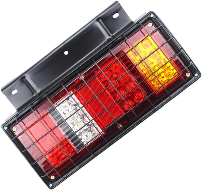2 قطعة من مجموعة أضواء المقطورة LED شبكة حديدية أضواء خلفية متعددة الوظائف لشاحنة مقطورة RV - Image 1