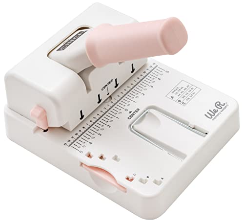 We R Memory Keepers Mini Cinch Bookbinding Machine, White, Mini Tool, Easy to Use Design with Ruler, Compatible with Wire or Spiral Coils (Disc Cinch) - Image 1