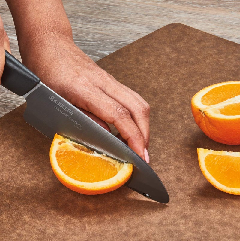Kyocera Revolution Series Paring and Santoku Knife Set, Black Blade - Image 4