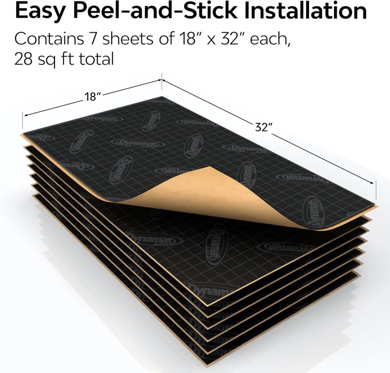 Dynamat Xtreme Tech Pack Sound Deadening Car Insulation - 28 sq ft - Image 4