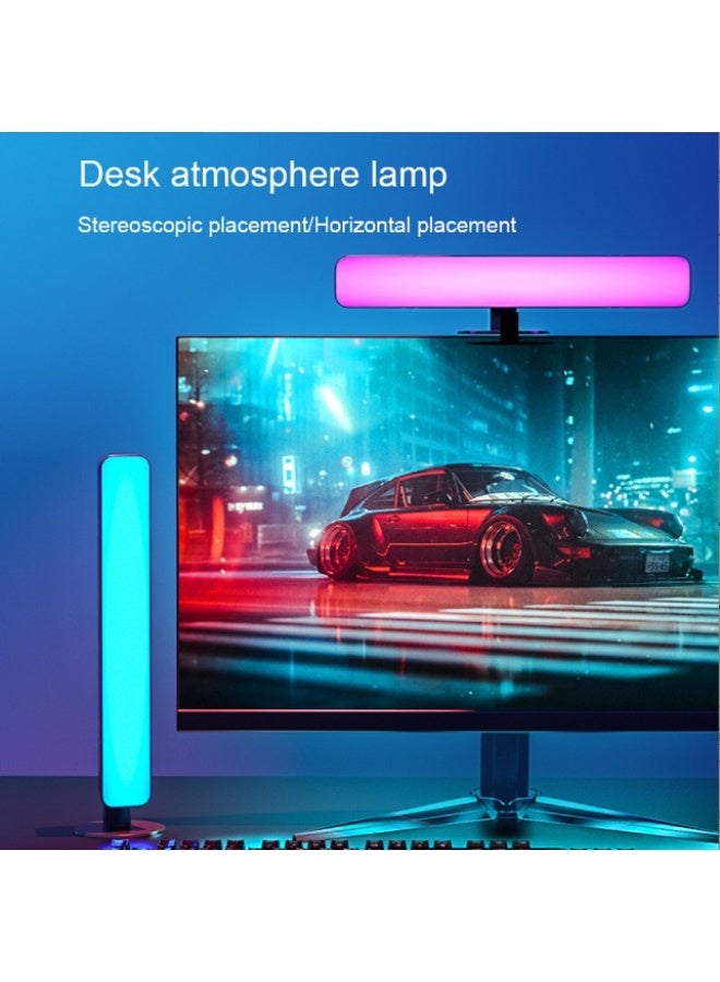 ABJ RGB Smart LED Light Bar - APP & Remote Controlled Backlight, RGB Gaming Lights, Music Sync, Dynamic Color Modes, USB Powered Smart Mood Lamp for TV, Gaming & Home Decor - Image 2