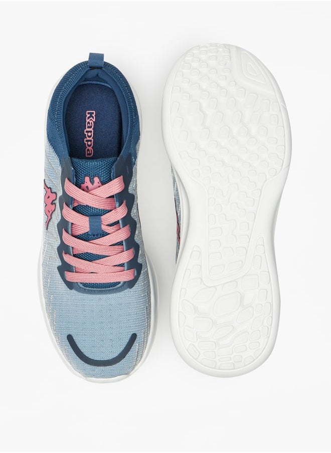 Kappa Women's Textured Walking Shoes with Lace-Up Closure  - Image 5