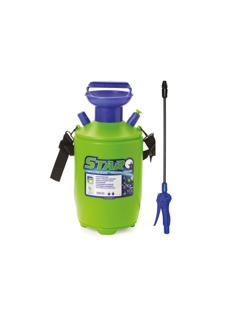 Star Sprayer 7L – Pressure Garden Sprayer with Comfortable Shoulder Strap, Epoca Star Ideal for Gardens and Farms, Perfect for Vegetables, Fruits, Flowers, Lawns, Potted plants - Image 1
