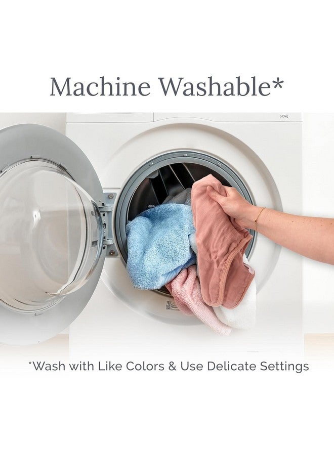 ناتيميا مناديل تجشؤ من ناتيميا موسلين للأولاد والبنات - مناديل تجشؤ فائقة الامتصاص، مصنوعة من فسكوزي مشتق من قطن الخيزران، عبوة من 3 قطع من مناديل تجشؤ محايدة لحديثي الولادة، 21 بوصة × 11 بوصة - Image 5