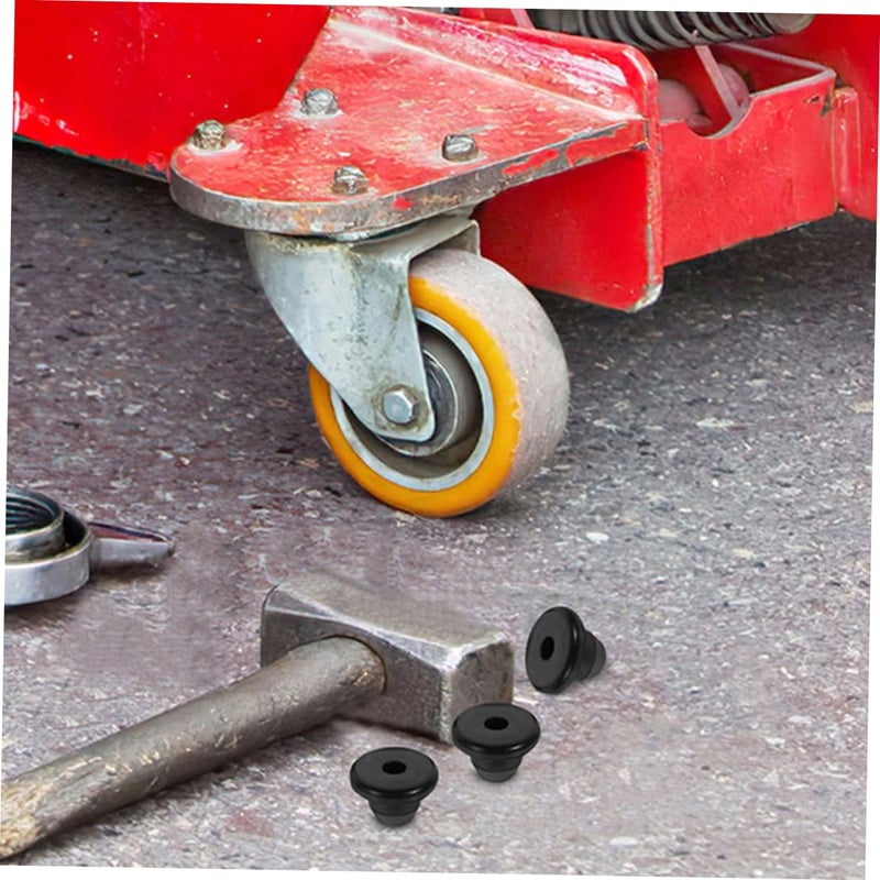 8pcs Black Rubber Bottle Jack Plugs Oil Filler Caps Hydraulic Fluid Leakproof - Image 5