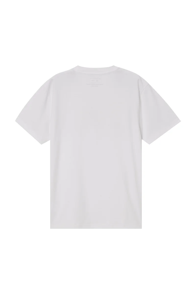 GIORDANO Men's White Slim Fit Tee