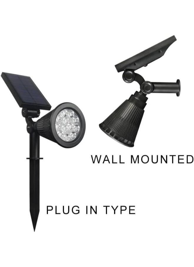 4 Pieces RGB Solar Lights Outdoor LED Ground Lawn Lamp Waterproof Outdoor Lights Landscape Spotlights Garden Decoration
