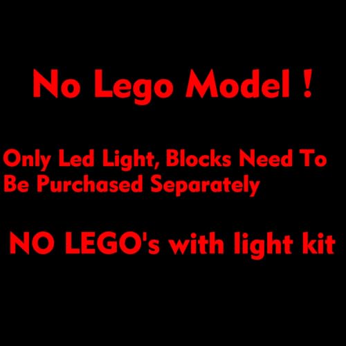 LocoLee Light kit Compatible with Lego 43008 Nike Dunk x No Model Only Light LED Lighting Accessories Compatible with Lego 43008 RC Version - Image 5